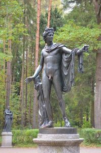Apollon de Belvédère, 1963, parc du palais de Pavlovsk, Russie